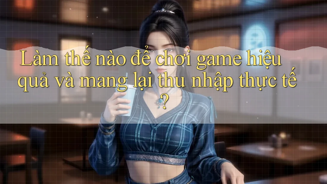 Làm thế nào để chơi game hiệu quả và mang lại thu nhập thực tế?