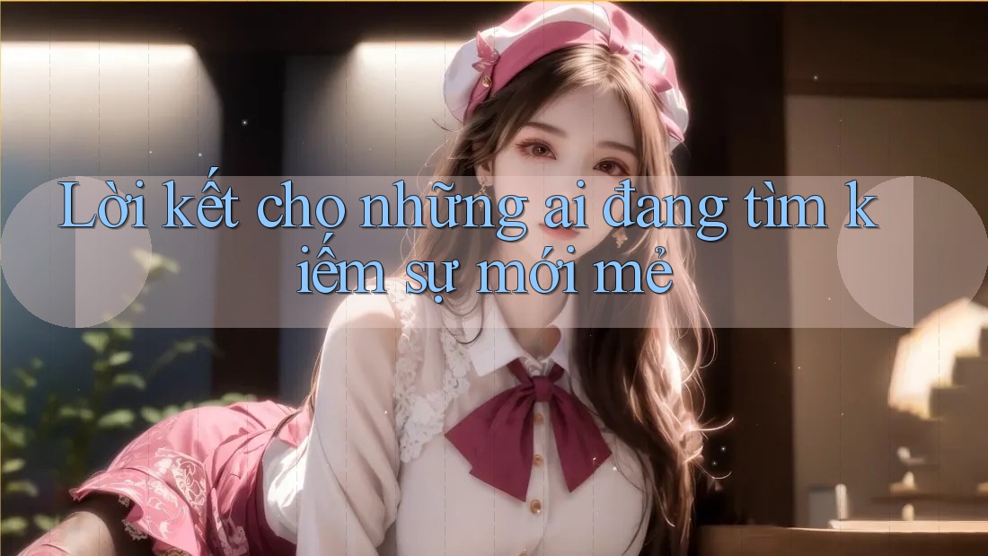 Lời kết cho những ai đang tìm kiếm sự mới mẻ