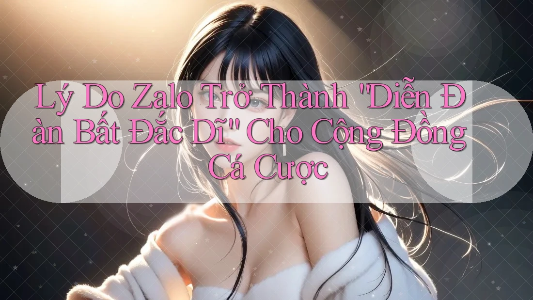 Lý Do Zalo Trở Thành “Diễn Đàn Bất Đắc Dĩ” Cho Cộng Đồng Cá Cược