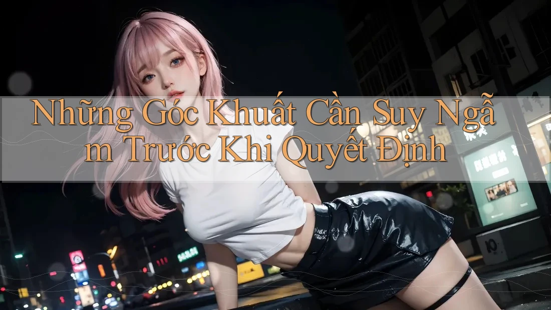 Những Góc Khuất Cần Suy Ngẫm Trước Khi Quyết Định