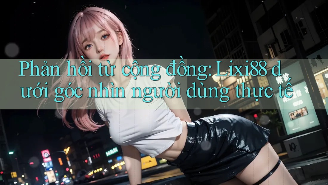 Phản hồi từ cộng đồng: Lixi88 dưới góc nhìn người dùng thực tế