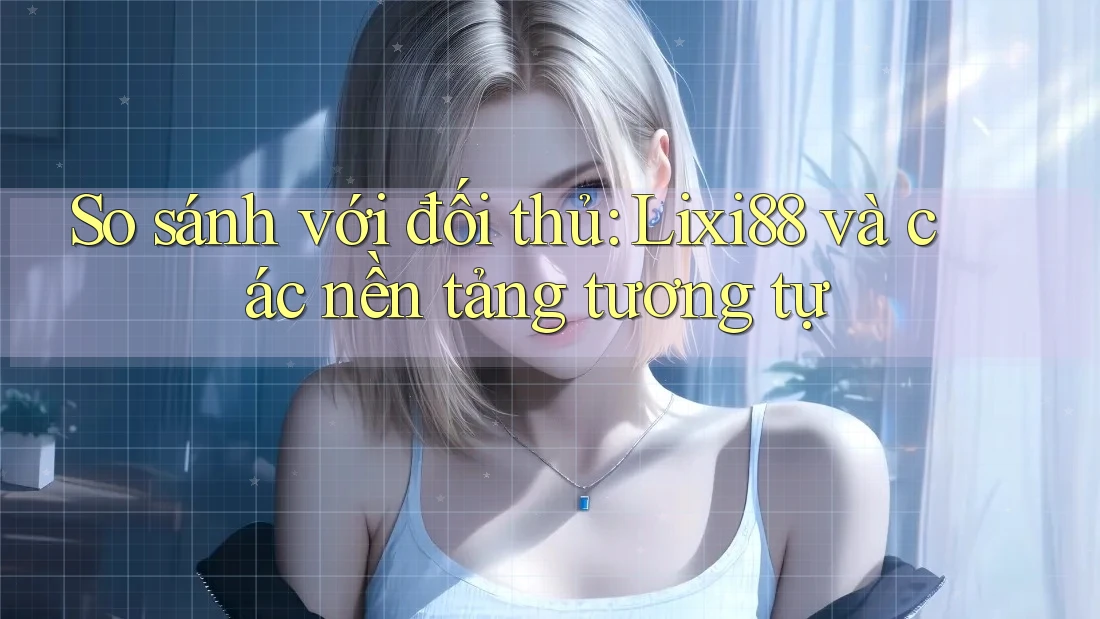 So sánh với đối thủ: Lixi88 và các nền tảng tương tự