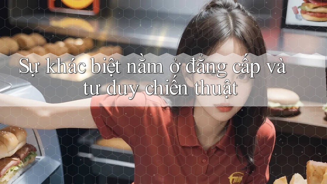 Sự khác biệt nằm ở đẳng cấp và tư duy chiến thuật