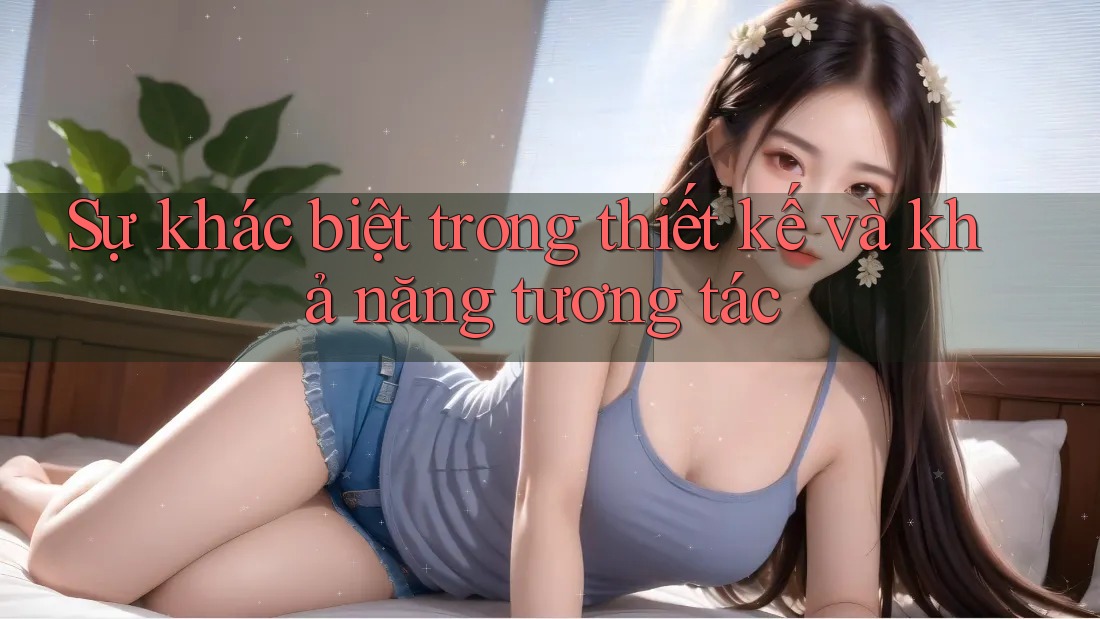 Sự khác biệt trong thiết kế và khả năng tương tác Sự khác biệt trong thiết kế và khả năng tương tác