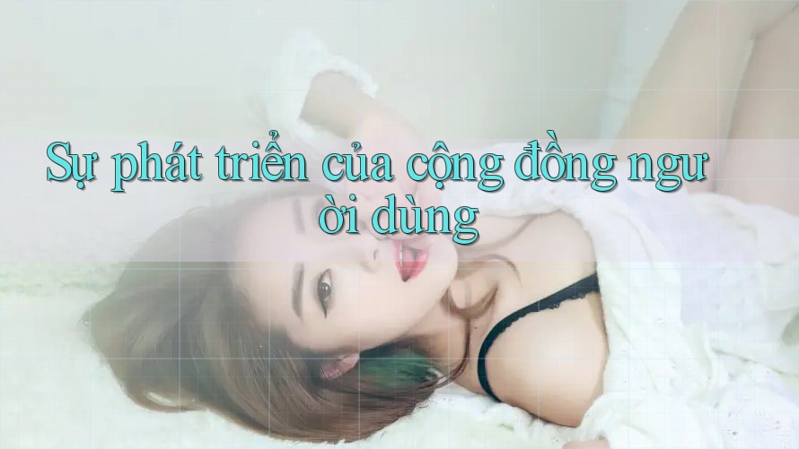 Sự phát triển của cộng đồng người dùng Sự phát triển của cộng đồng người dùng