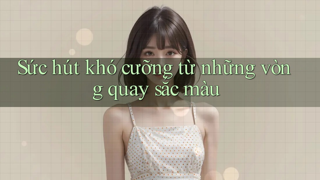 Sức hút khó cưỡng từ những vòng quay sắc màu