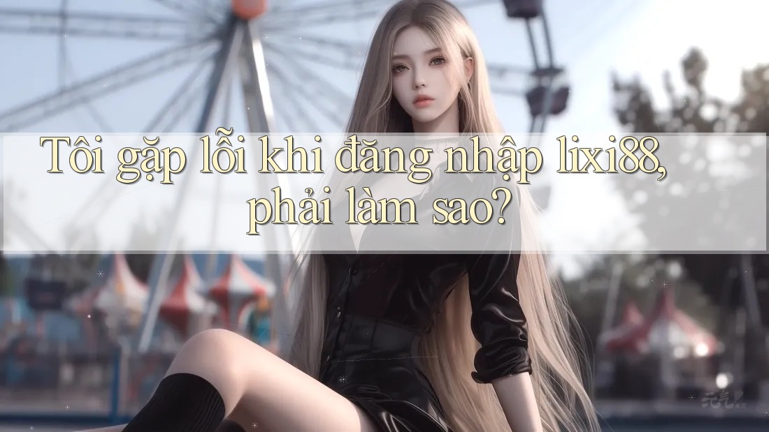 Tôi gặp lỗi khi đăng nhập lixi88, phải làm sao?