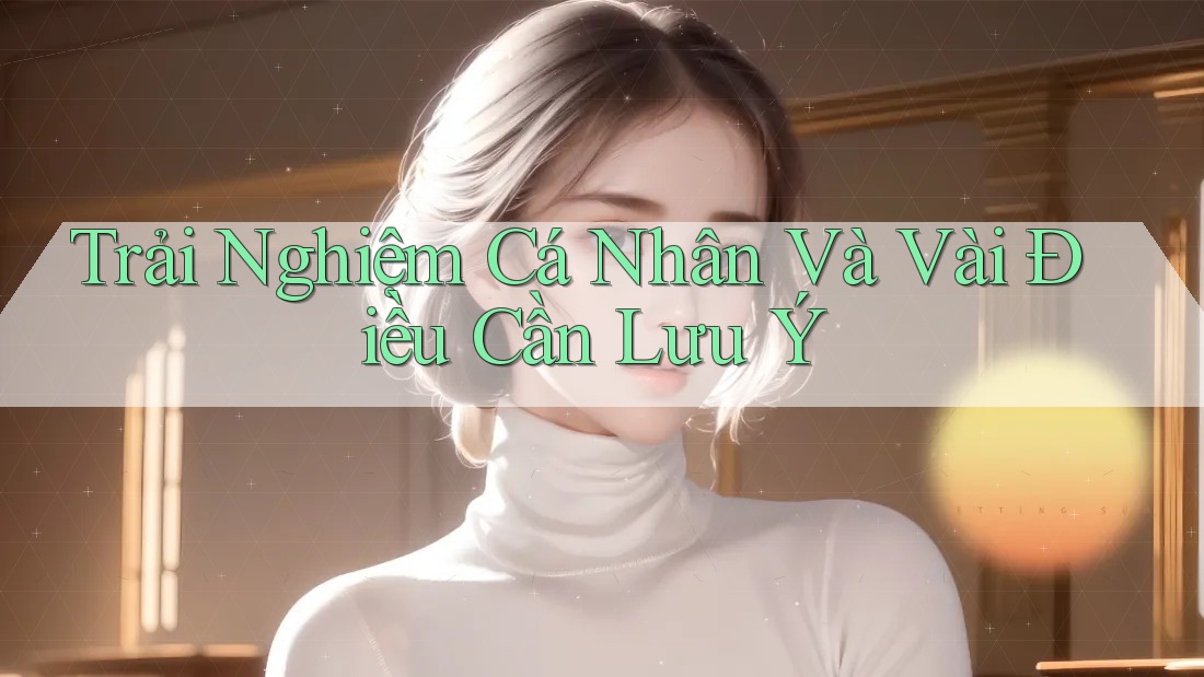 Trải Nghiệm Cá Nhân và Vài Điều Cần Lưu Ý Trải Nghiệm Cá Nhân và Vài Điều Cần Lưu Ý